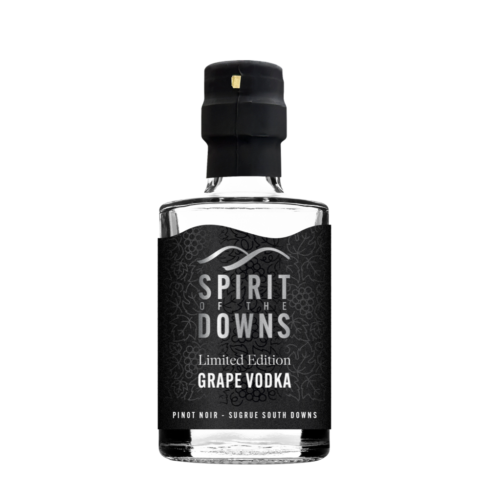 Grape Vodka – Pinot Noir –  grapes from Sugrue South Downs